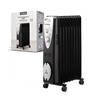 DeVille Prem 9 Fin Oil Filled Rad Black 2Kw