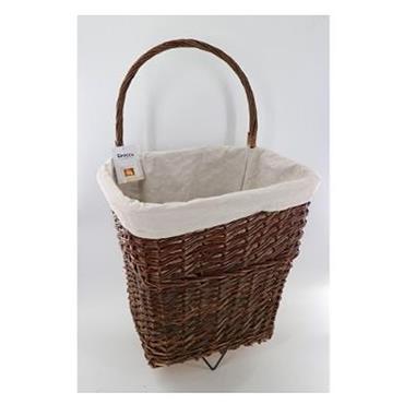 DeVille Large Wicker Firelog Cart