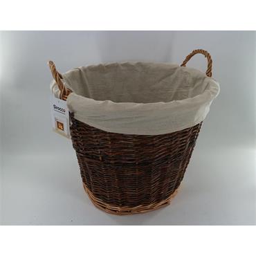 Sirocco Willow Lined Log Basket