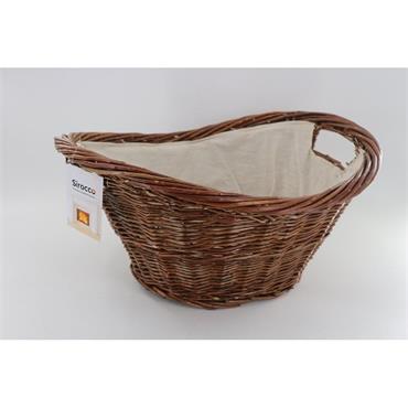 Sirocco Wicker Oval Lined Basket