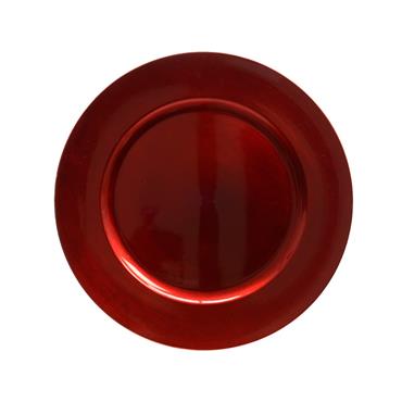Deco Plate Foil Ruby Red