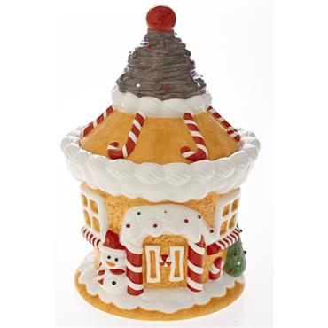 Gingerbread Ceramic Cookie Jar 27cm