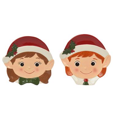 A Christmas Tale Dolmite Elf Plate 2 Assorted
