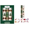 Luxury Tree & Wreath Crackers 14" 10 Pack