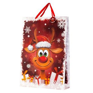 Reindeer Xxl Gift Bag 72Cm