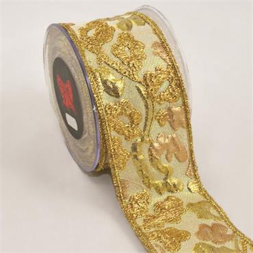 Metalic Brokar Ribbon 6.7cm x 4.5m
