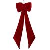 Burgundy Velvet Bow XL 51x14x162cm