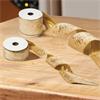 Three Kings Velvet Premium Ribbon Gold 38mm