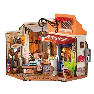 Robotime Corner Bookstore