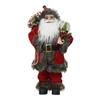 Standing Red Santa With Glasses 120cm