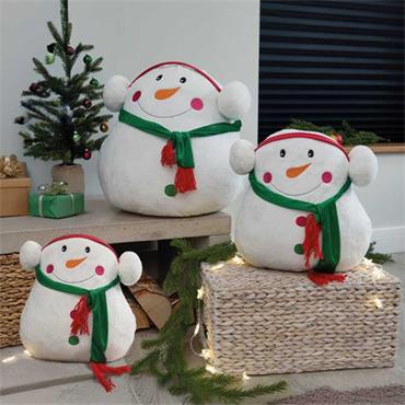 SQUEEZY SNOWMAN LARGE 40CM