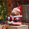 Santa Capybara Plush 30cm