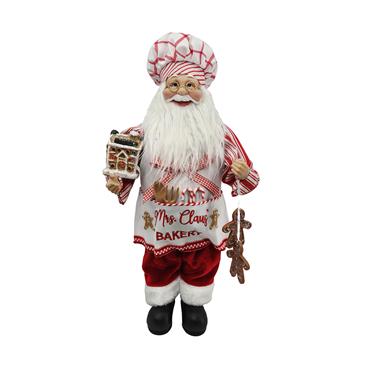 Sweet Bakery Standing Chef Santa 45cm