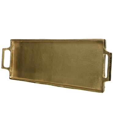 GOLD TRAY ALUMINIUM RECTANGULAR 4CM