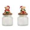 Merry & Sweet Teddy Bear Cookie Jar 19cm 2 As