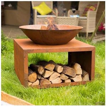 La Hacienda Moho Oxidised Cast Iron Firepit