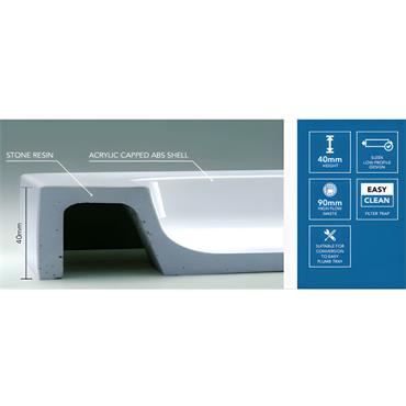 Flair Slimline Square Shower Tray