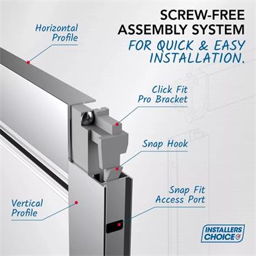 Verve Pro Slider Door Black