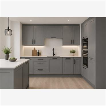 Dust Grey Shaker Doors