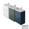 Clarity Floor Mounted Vanity Unit & Basin 60Cm 3 Colours