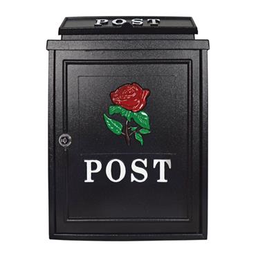 POST BOX BLACK ROSE DIECASTING