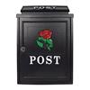POST BOX BLACK ROSE DIECASTING
