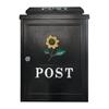 Sunflower Diecasting Post Box Black