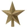 GLITTER TREETOPPER LIGHT GOLD