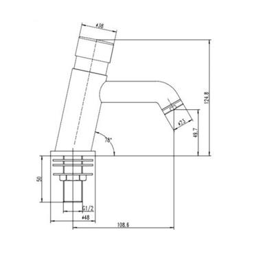 SKARA NON CONCUSSIVE BASIN TAPS (PAIR = 2 BOXES)
