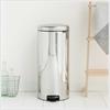 BRABANTIA NEWICON 30LT PEDAL BIN BRILLIANT STEEL