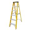 6   STEP FIBREGLASS STEP LADDER SINGLE SIDED