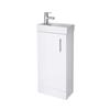 MINIMALIST FLOOR STANDING VANITY UNITY & BASIN
