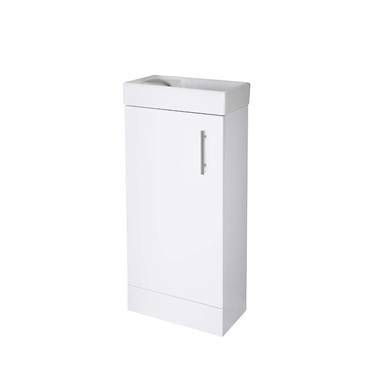 MINIMALIST FLOOR STANDING VANITY UNITY & BASIN