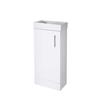 MINIMALIST FLOOR STANDING VANITY UNITY & BASIN