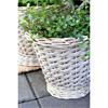 ROUND FRENCH BASKET WITH PLASTIC LINER LARGE