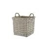 SQUARE FRENCH BASKET WITH PLASTIC LINER MEDIUM