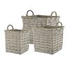 SQUARE FRENCH BASKET WITH PLASTIC LINER MEDIUM