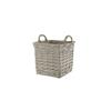 SQUARE FRENCH BASKET WITH PLASTIC LINER SMALL
