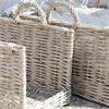 SMALL FRENCH BASKET WITH HANDLES
