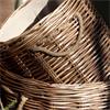 ROUND FRENCH BASKET WITH WHEELS large