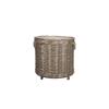 ROUND FRENCH BASKET WITH WHEELS small