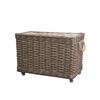RECTANGLE FRENCH BASKET WITH WHEELS LARGE