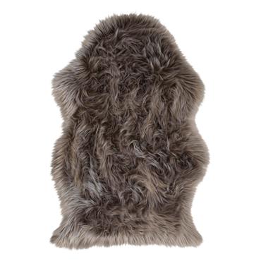 FAUX FUR MOCCA THROW