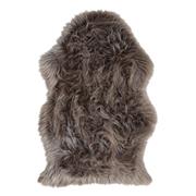 FAUX FUR MOCCA THROW