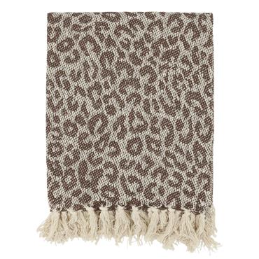 LEOPARD AIX THROW OF SURPLUS YARN 150CM