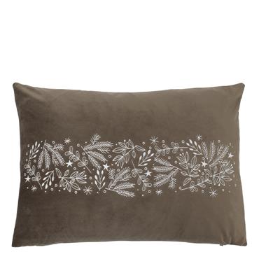 CHRISTMAS FOILAGE CUSHION