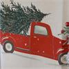 CHRISTMAS CAR TEA TOWEL