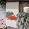CHRISTMAS CAR TEA TOWEL