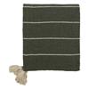 GREEN STRIPE AIX THROW 150CM