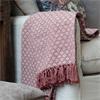 PINK AIX THROW OF SURPLUS YARN 150CM